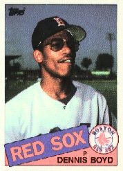 1985 Topps Baseball Cards      116     Dennis Boyd